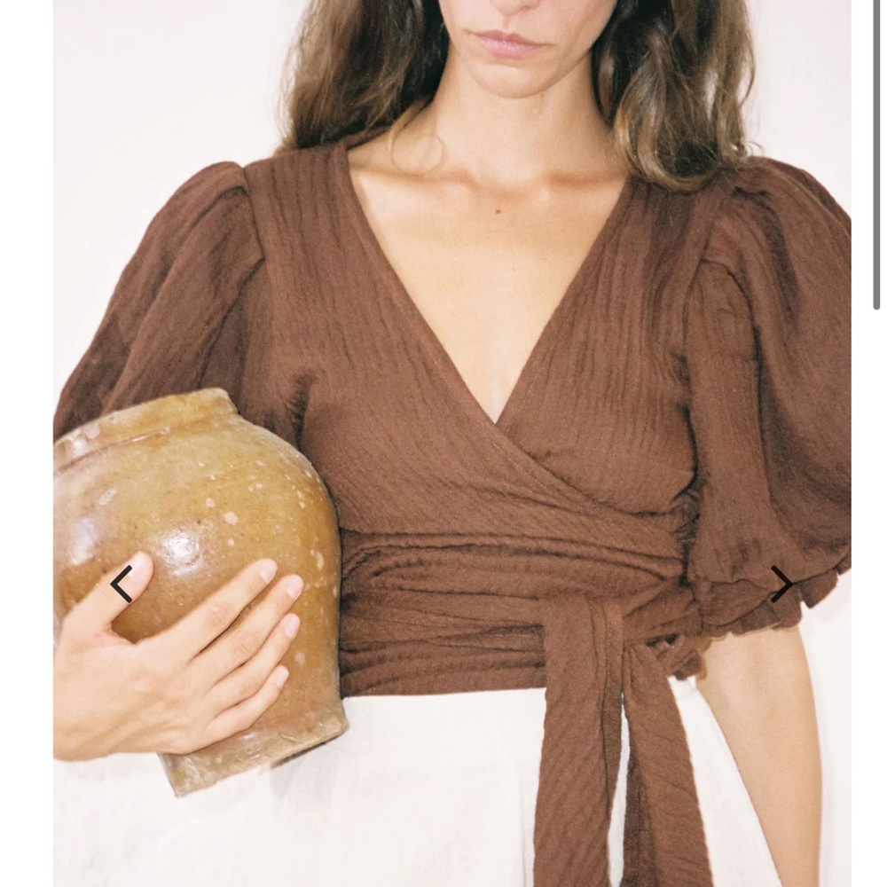 Yoli & Otis Maida Blouse in Carob, size 8